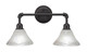 Toltec Lighting - 182-DG-751 - Two Light Bath Bar - Vintage - Dark Granite