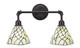 Toltec Lighting - 182-DG-9115 - Two Light Bath Bar - Vintage - Dark Granite