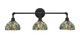 Toltec Lighting - 183-DG-9905 - Three Light Bath Bar - Vintage - Dark Granite