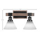 Tacoma Two Light Bathroom Lighting (1842-MBDW-312) Tacoma Two Light Bathroom Lighting (1842-MBDW-312)
