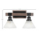 Tacoma Two Light Bathroom Lighting (1842-MBDW-7145) Tacoma Two Light Bathroom Lighting (1842-MBDW-7145)