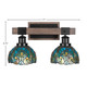Tacoma Two Light Bathroom Lighting (1842-MBDW-9925) Tacoma Two Light Bathroom Lighting (1842-MBDW-9925)