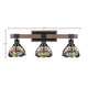 Tacoma Three Light Bathroom Lighting (1843-MBDW-9365) Tacoma Three Light Bathroom Lighting (1843-MBDW-9365)