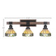 Tacoma Three Light Bathroom Lighting (1843-MBDW-9405) Tacoma Three Light Bathroom Lighting (1843-MBDW-9405)