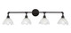 Toltec Lighting - 184-DG-755 - Four Light Bath Bar - Vintage - Dark Granite