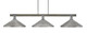 Toltec Lighting - 1863-GPDW-424-GP - Three Light Bar - Tacoma - Graphite & Painted Distressed Wood-look Metal