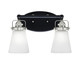 Toltec Lighting - 1932-MBBN-460 - Two Light Bath Bar - Easton - Matte Black & Brushed Nickel
