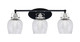 Toltec Lighting - 1933-MBBN-4812 - Three Light Bath Bar - Easton - Matte Black & Brushed Nickel