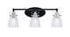 Toltec Lighting - 1933-MBBN-500 - Three Light Bath Bar - Easton - Matte Black & Brushed Nickel