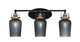 Toltec Lighting - 1933-MBBR-4252 - Three Light Bath Bar - Easton - Matte Black & Brass