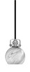 Toltec Lighting - 1941-MBBN-4109 - One Light Mini Pendant - Easton - Matte Black & Brushed Nickel