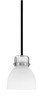Toltec Lighting - 1941-MBBN-4111 - One Light Mini Pendant - Easton - Matte Black & Brushed Nickel