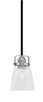 Toltec Lighting - 1941-MBBN-461 - One Light Mini Pendant - Easton - Matte Black & Brushed Nickel