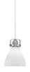 Toltec Lighting - 1941-WHBN-4761 - One Light Mini Pendant - Easton - White & Brushed Nickel
