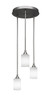 Toltec Lighting - 2143-BN-4061 - Three Light Mini Pendant - Empire - Brushed Nickel