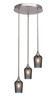 Toltec Lighting - 2143-BN-4252 - Three Light Cluster Pendalier - Empire - Brushed Nickel