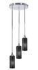 Toltec Lighting - 2143-CH-4099 - Three Light Cluster Pendalier - Empire - Chrome