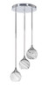 Toltec Lighting - 2143-CH-4109 - Three Light Cluster Pendalier - Empire - Chrome