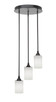 Toltec Lighting - 2143-ES-310 - Three Light Cluster Pendalier - Empire - Espresso