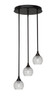Toltec Lighting - 2143-ES-5110 - Three Light Cluster Pendalier - Empire - Espresso