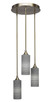 Toltec Lighting - 2143-NAB-4092 - Three Light Mini Pendant - Empire - New Age Brass