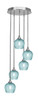 Toltec Lighting - 2145-BN-4605 - Five Light Pendalier - Empire - Brushed Nickel