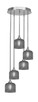 Toltec Lighting - 2145-BN-4612 - Five Light Pendalier - Empire - Brushed Nickel