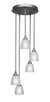 Toltec Lighting - 2145-BN-500 - Five Light Mini Pendant - Empire - Brushed Nickel