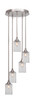 Toltec Lighting - 2145-BN-530 - Five Light Pendalier - Empire - Brushed Nickel