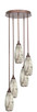 Toltec Lighting - 2145-BRZ-5064 - Five Light Pendalier - Empire - Bronze