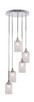Toltec Lighting - 2145-CH-300 - Five Light Pendalier - Empire - Chrome