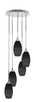 Toltec Lighting - 2145-CH-4049 - Five Light Pendalier - Empire - Chrome