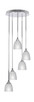 Toltec Lighting - 2145-CH-500 - Five Light Pendalier - Empire - Chrome