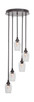 Toltec Lighting - 2145-ES-210 - Five Light Pendalier - Empire - Espresso