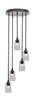 Toltec Lighting - 2145-ES-3002 - Five Light Pendalier - Empire - Espresso