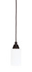 Toltec Lighting - 22-DG-310 - One Light Mini Pendant - Any - Dark Granite