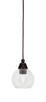 Toltec Lighting - 22-DG-4100 - One Light Mini Pendant - Any - Dark Granite