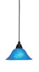Toltec Lighting - 22-DG-435 - One Light Mini Pendant - Any - Dark Granite