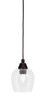 Toltec Lighting - 22-DG-4810 - One Light Mini Pendant - Any - Dark Granite