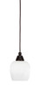 Toltec Lighting - 22-DG-4811 - One Light Mini Pendant - Any - Dark Granite