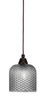 Toltec Lighting - 22-DG-4912 - One Light Mini Pendant - Any - Dark Granite