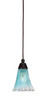 Toltec Lighting - 22-DG-725 - One Light Mini Pendant - Any - Dark Granite