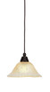 Toltec Lighting - 22-DG-730 - One Light Mini Pendant - Any - Dark Granite