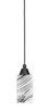 Toltec Lighting - 22-MB-549 - One Light Mini Pendant - Any - Matte Black