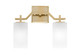 Toltec Lighting - 2312-NAB-541 - Two Light Bath Bar - Corbin - New Age Brass