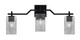 Toltec Lighting - 2313-MB-542 - Three Light Bath Bar - Corbin - Matte Black