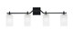 Toltec Lighting - 2314-MB-541 - Four Light Bath Bar - Corbin - Matte Black
