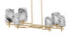 Toltec Lighting - 2326-NAB-549 - Six Light Island Pendant - Corbin - New Age Brass