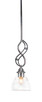 Toltec Lighting - 232-CH-4760 - One Light Mini Pendant - Jazz - Chrome