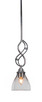 Toltec Lighting - 232-CH-4810 - One Light Mini Pendant - Jazz - Chrome